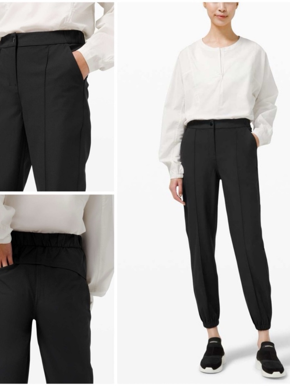 Lululemon Warpstreme High-Rise 7/8 Jogger Sz 28 In Black - Picture 2 of 10